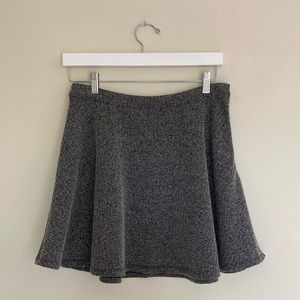 Houndstooth Circle Skater Mini Skirt